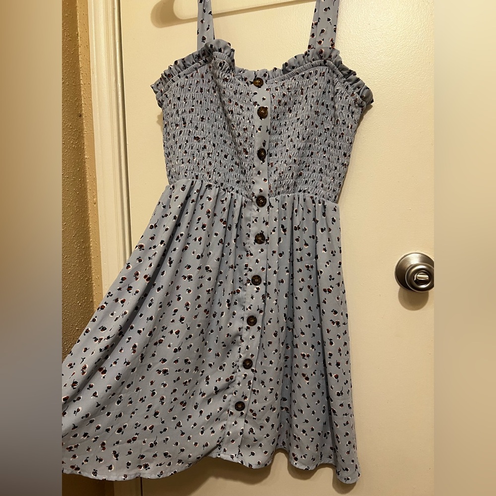 Floral Button-Down Dress